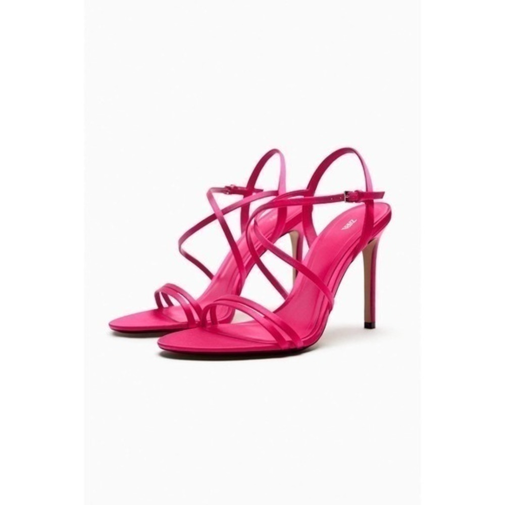 Zara strappy high heel sandals 1312/210 - Picture 6 of 14
